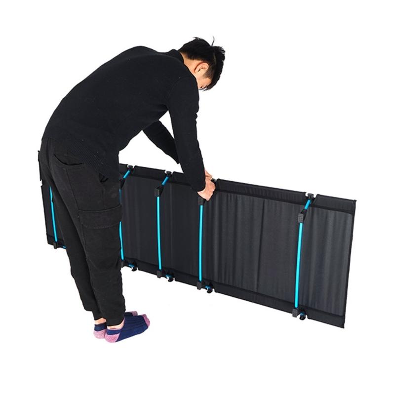 Aluminum Alloys Sleep Cot Portable Outdoor Travel Folding Bed Camping Cot for Outdoor Hiking Backpacking Travel