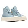Converse Chuck Taylor All Star Suede Leather Warm and Wear-Resistant High-Top Sneakers for Women In Cacao Blue