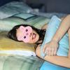 1Pcs Cartoon Rabbit Sleep Mask Lightweight Comfortable Eye Cover Night Blindfold Soft Elastic Strap for Travel Nap Work Use