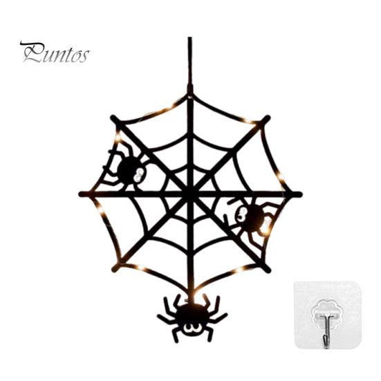 Outdoor Halloween Accessories Pumpkin Hanging Decor, Non-Woven Ghost Ornament with Light String, Spooky Decorations Door Wall Decor for Party