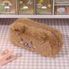 Soft Pencil Case Plush Large Capacity Student Stationery Box Cute Storage Bag
