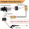 Brass Quick Connect Fittings M22 14mm to 1/4'' Quick Release Adapter Set - Pressure Washer Accessories