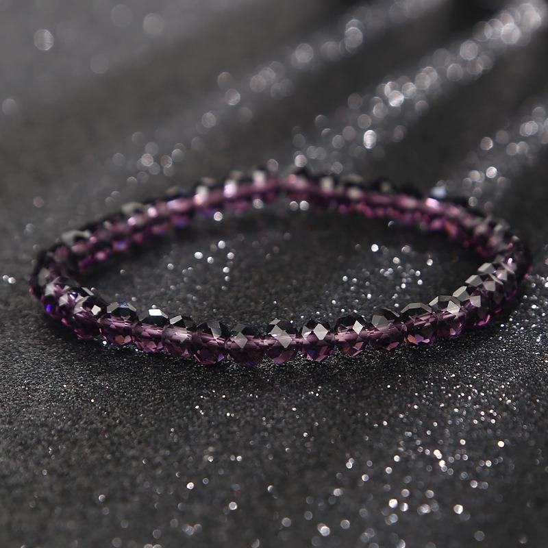 Women's Beaded Simple Fashion Crystal Bracelet, Female Sweet Temperament Korea