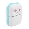Portable Thermal Printer 200 DPI Bluetooth Pocket Thermal Printer 1200mAh Battery with 5 Roll Paper for Student Notes