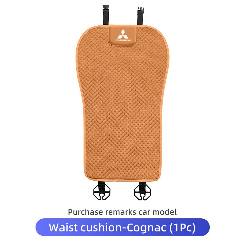 Car Logo Seat Cover Ice Silk Protector Mat Pad Comfortable Auto Accessories For Mitsubishi Lancer ASX Pajero Mirage Attrage