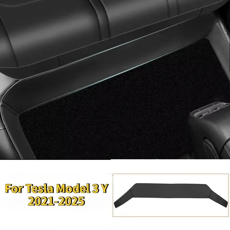 For Tesla Model Y Juniper Model 3 Highland Rear Seat Lower Anti-kick Pad Protective Mat Electric Vehicle Protective Accessories