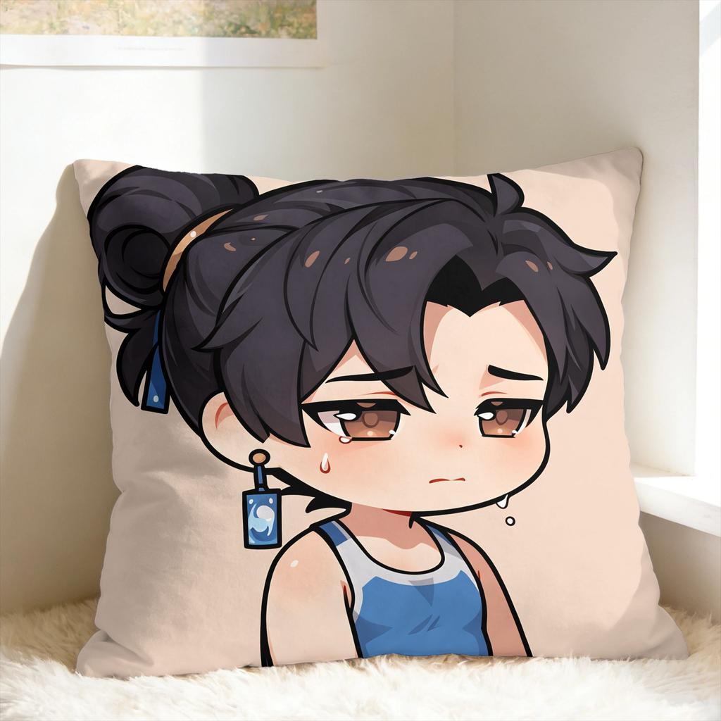 O-OverwatchES Pillow Case Square Pillow Cover Cute Funny Cushion Cover For Sofa Couch Bed Living Room