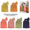 Ocean Ground Apron COOKDAY 1918003 & Set, Kids/Junior, Orange, Large,