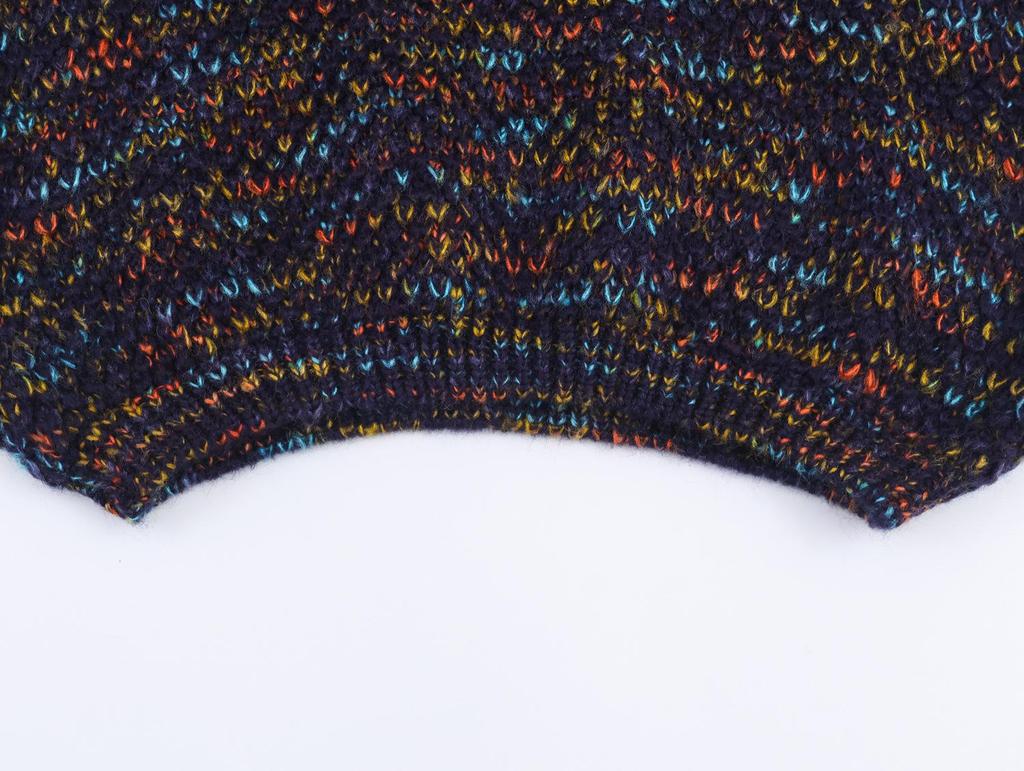 Autumn Winter Floral Yarn Chunky Knit High Neck Sweater - Women's Loose Fit