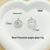European & American Gold-Plated Moon Star Copper Pendant Necklace for Women