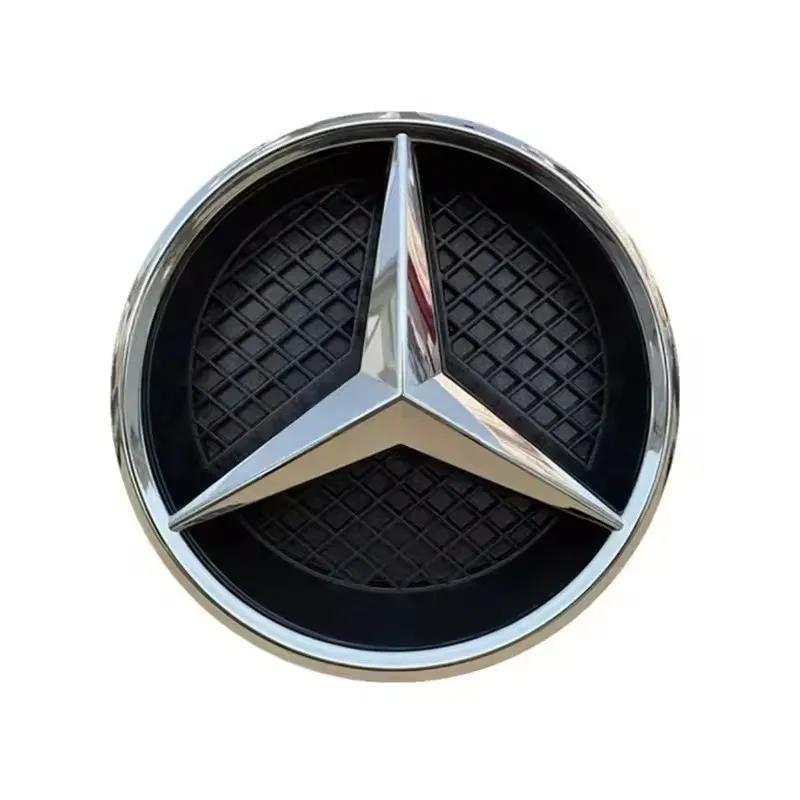 MGS2 For Mercedes Benz 3D Car Grill Emblem Star Badge Front Grill Logo W204 W205 W213 X253 A B C E S CLA GLB GLC GLE GLS Accessories1