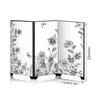 Design Cinese Stile Medio Antico Fiore Uccello Inchiostro Bambù Paravento Decorazione da Scrivania Tavolino Soggiorno Decor