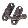 30 Pcs Hasp Hook Retro Style Iron Latch Hook Hasp for Jewelry Gift Boxes 3.2 X 2.8cm