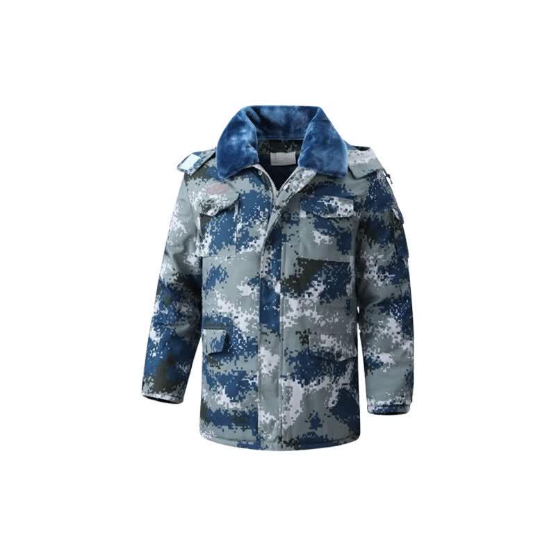 Men s Thickened Windproof Mid-length Winter Cotton Jacket