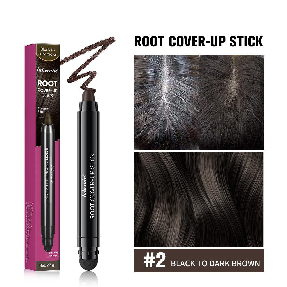 Hair Line Stick Pen Waterproof Hair Dye Pen Brush Instantly Cover Grey White Hair Natural Hair Filling Hairline Shadow Makeup