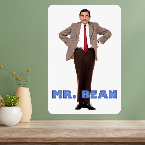 Mr Bean Classic TV Show Metal Poster Sign 20x30cm（7.8x11.8inch）