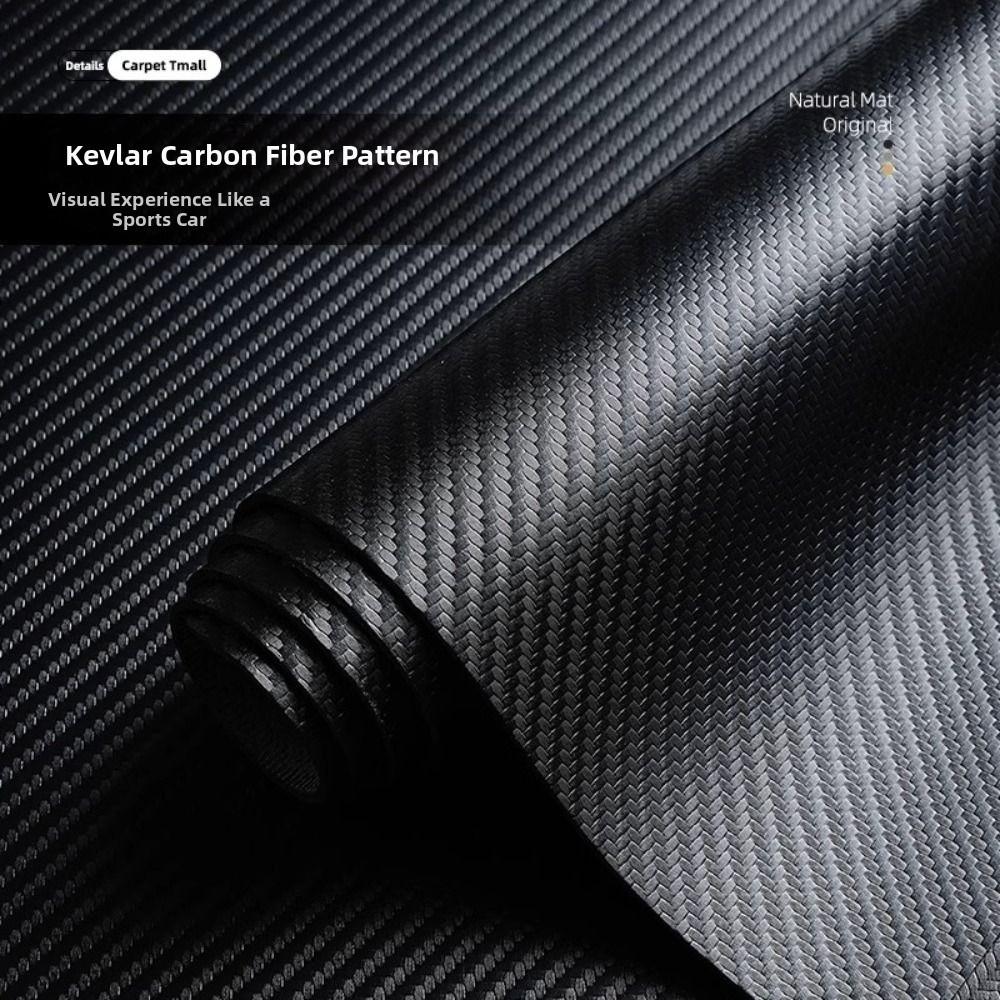 Waterproof Carbon Fiber Mouse Pad Large Size PVC Desk Mat Non-slip Gamer Accessories Computer Keyboard Pad for Home Office