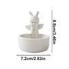 Tealight Holders Ornaments Ceramic Romantic Angel Modeling Candle Holder Tea Light Holders Creative Resin Sculpture Candle Stick
