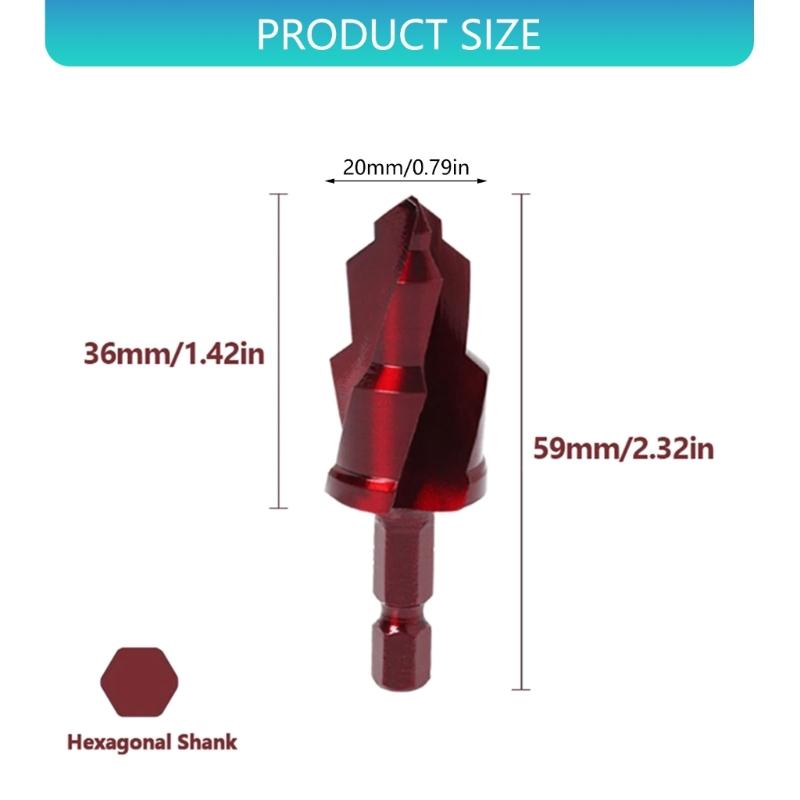 Spirals Lifting Drill Bit For Pipe Installation 20-50mm Diameter Enhanced Cutting Efficiency
