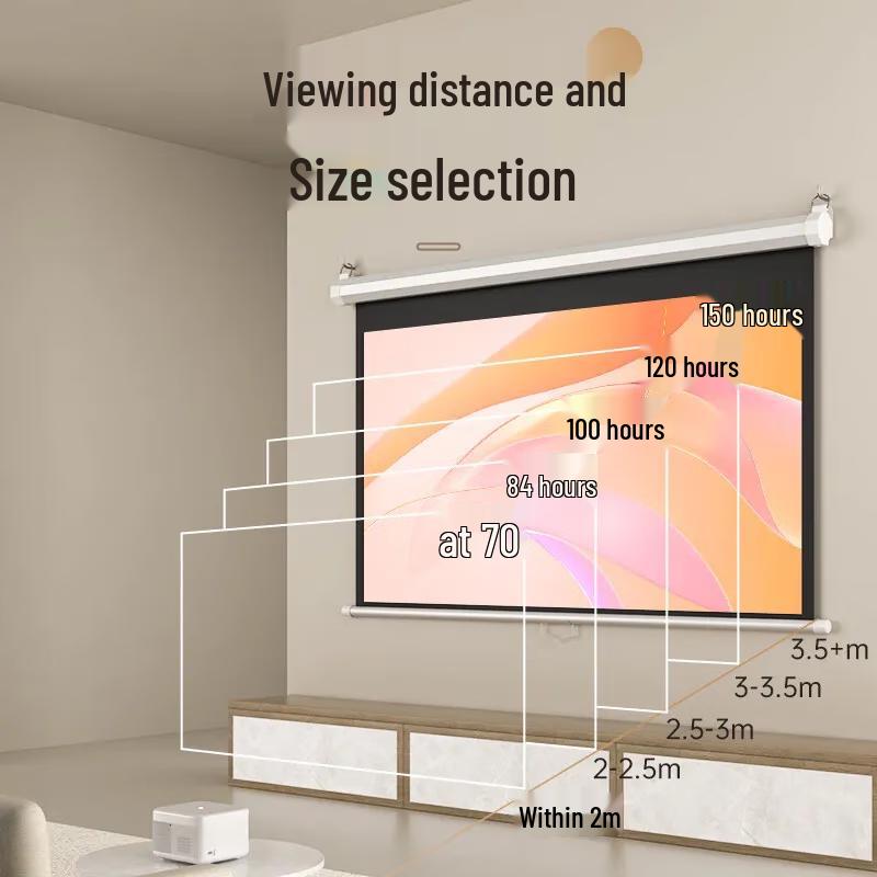 Manual Self-Locking Projector Screen