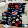 NFL Znak Piłka nożna amerykańska Rugby Koc 3D, Miękki Koc Rzutowy do Domu Sypialni Łóżka Sofy Pikniku Podróży Biura Pokrowiec Koc Dzieci