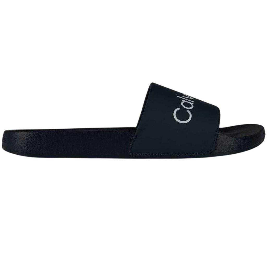 Calvin Klein Mens Flat Sliders