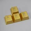 Luxury Electroplated Laser Custom Metal WASD Keycaps for Mechanical Keyboards