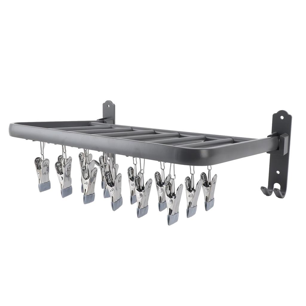 Sock Rack 90 Degree Foldable Clothes Drying Hanger Waterproof Aluminum Underwear Hanger Space