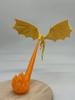 Dragon Bookshelf Nook Light 3D Printing Dragon Flame Book Nook Bookshelf Room Decoration Desktop Ornament Brithday Christmas