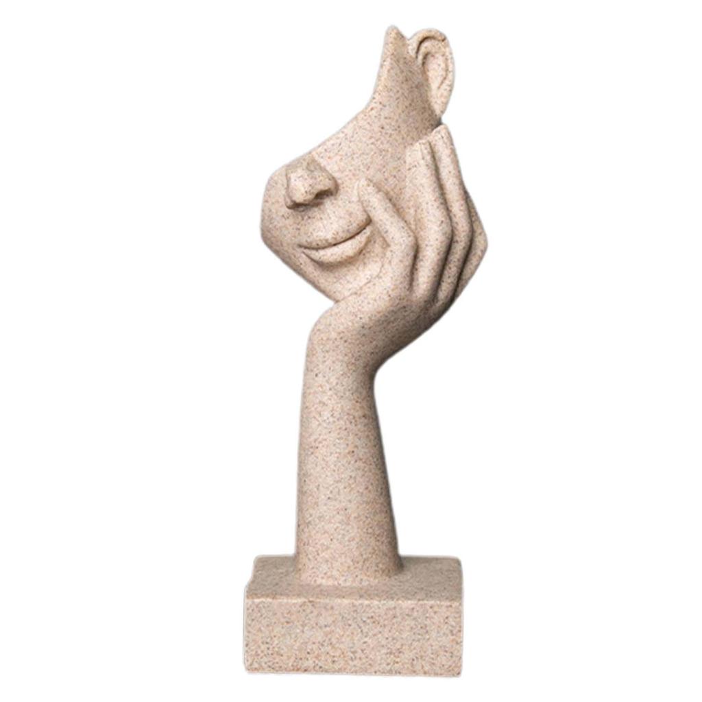 Figurine European Style Gifts Abstract Resin Statue for Home