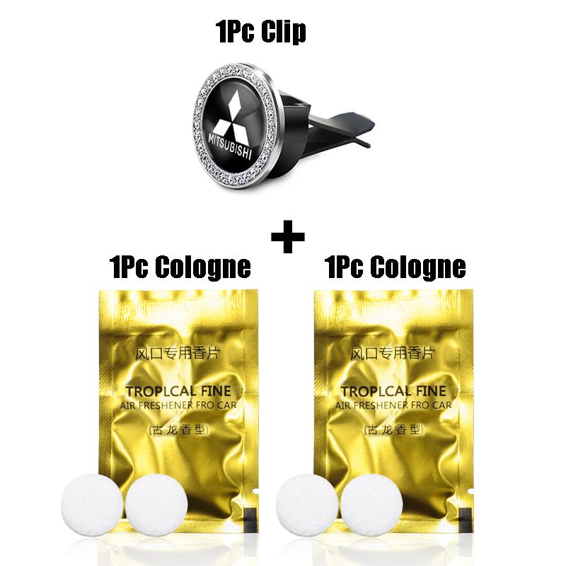 Car Solid Perfume Clip Air Vent Aromatherapy Diffuser For Mitsubishi Pajero Outlander Mirage ASX Lancer Galant Ralliart Jinxuan