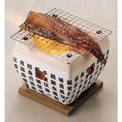 Wahei Freiz Charcoal Yakitori BBQ Hida Stove Honwakafe 14 X 14cm Diatomaceous Earth HR-8374