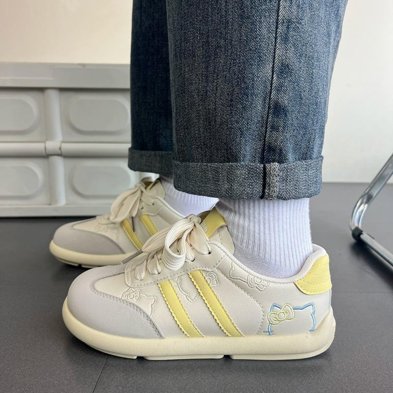 

Super cute casual board shoes women s new versatile niche shoes student platform white shoes 40 жёлтый