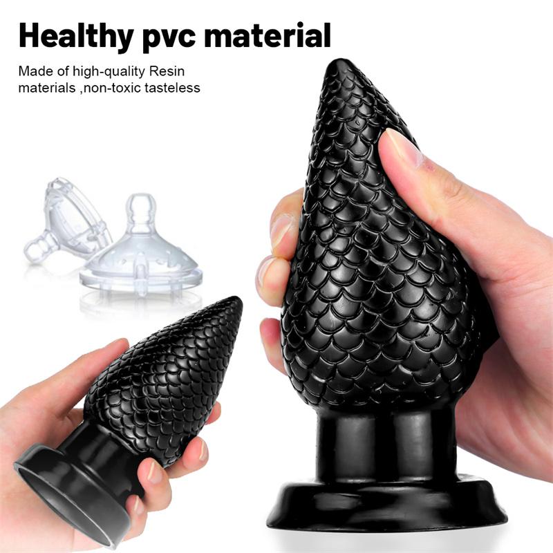 Black Pine Cone Butt Plug Masturbation Stick Backyard Butt Plug Sex Toys Backyard Big Butt Plug