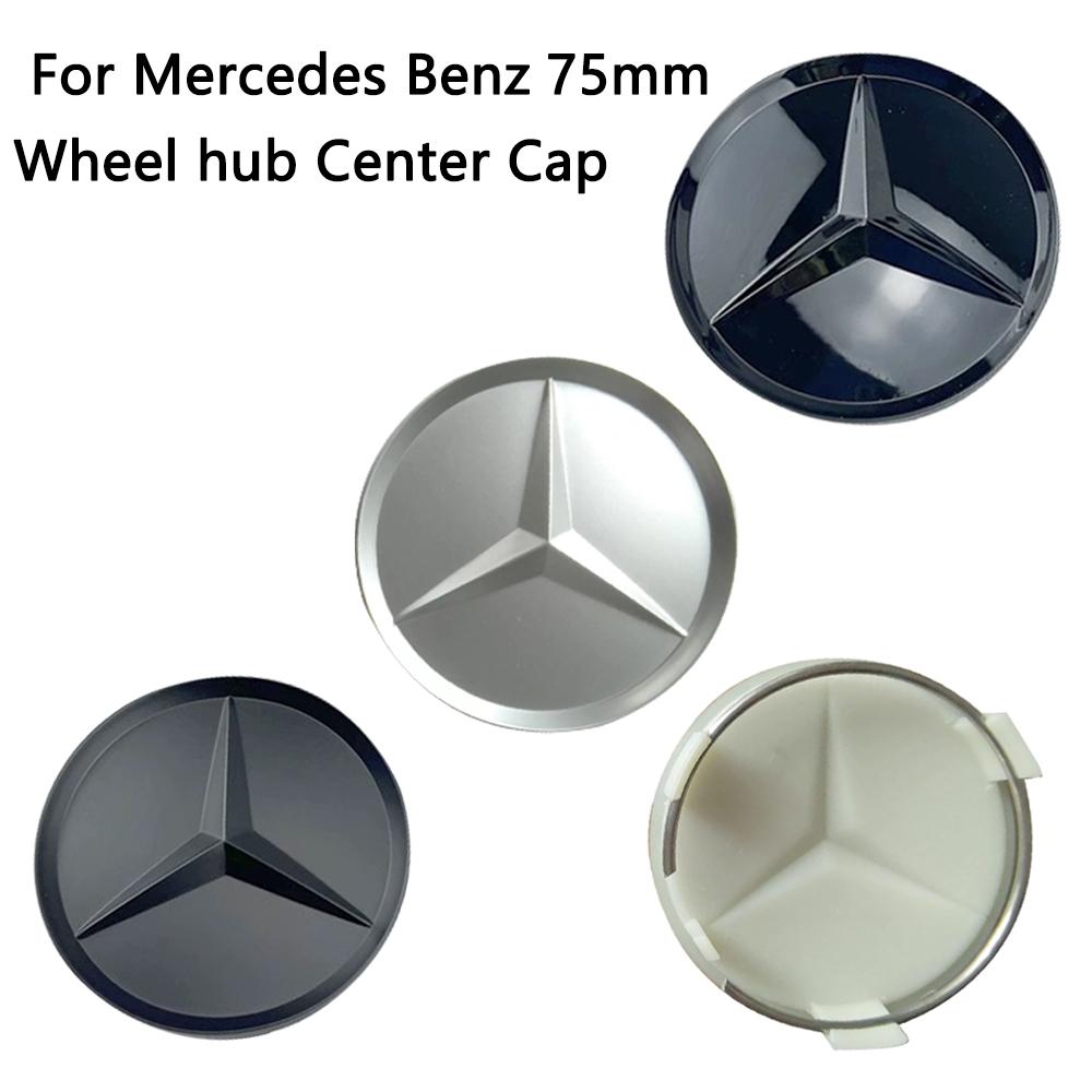 4Pcs 75mm ABS Car Wheel Center Covers for Mercedes Benz W166 W212 W213 W246 W176 C260 C200 C300 C180 C63 W167 Hub Accessories