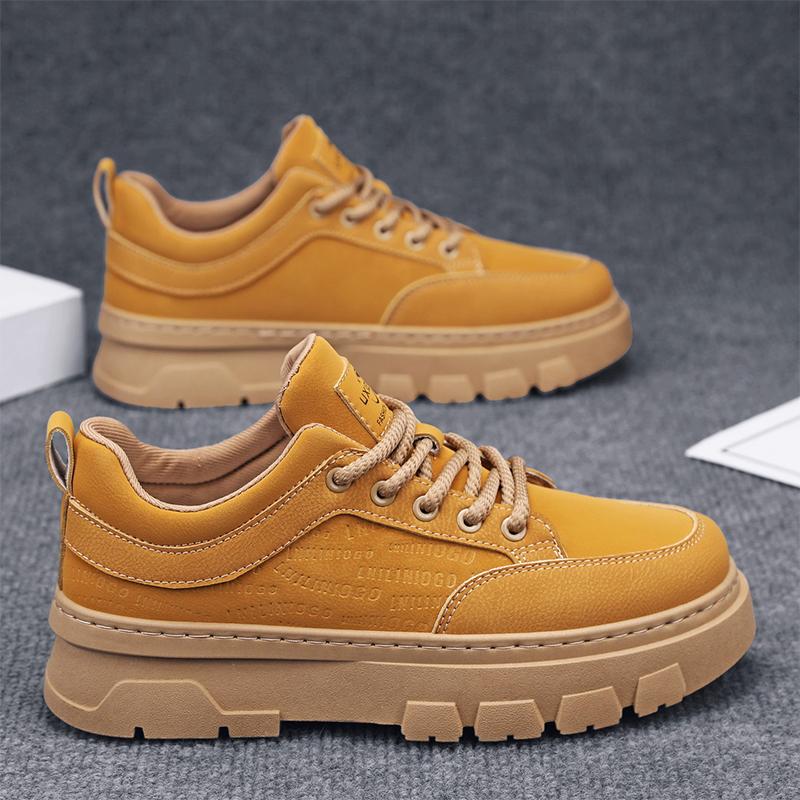 

Новые мужские классические модные низкие кроссовки для скейтбординга на толстой подошве, удобные кроссовки для баскетбола на мягкой подошве 44 жёлтый