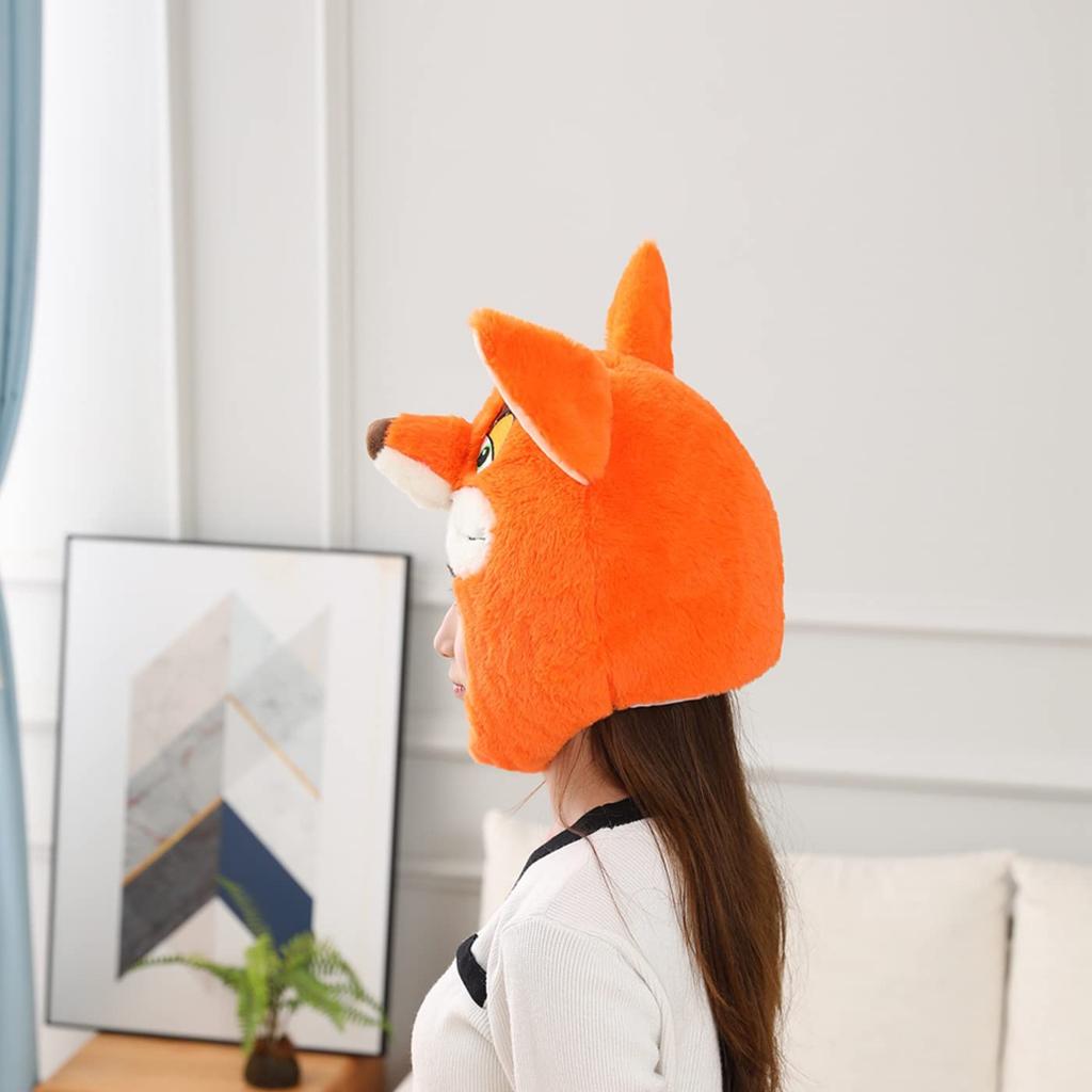 Edostree Fox Headgear Variety Fox Cosplay Funny Animal Headgear for Photo Cosplay Christmas Goods, Hat, Shoots, Parties, Accessories, Gifts,