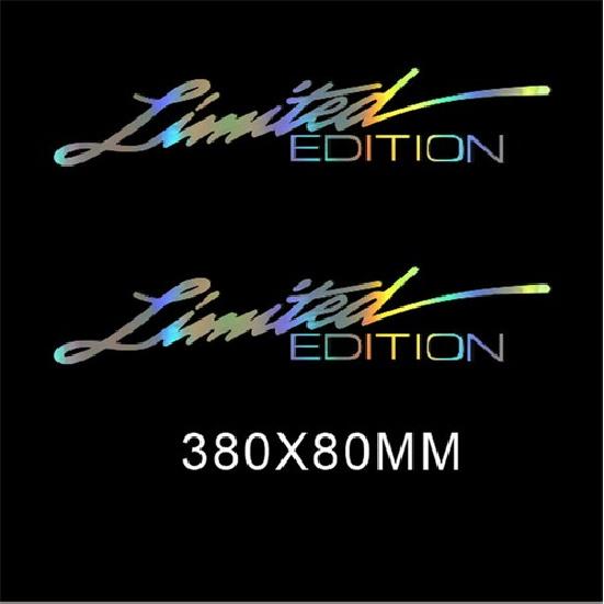 1 Pair Laser Sticker Graphics Decal For Car Body Door Hood Rear Window DIY Decor