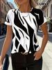 2026 New Summer Women's Wear Japanese Beauty Printed Ladies T-shirt Round Neck Short Sleeve Street Casual Daily Basic Tops