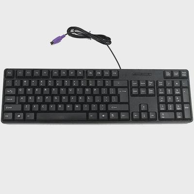 PS/2 Wired Desktop Keyboard with Round Port for Home or Office Use