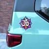 Autoaufkleber Om Hindu Symbol Aufkleber Wasserdicht Vinyl-Aufkleber auf Stoßstange Heckscheibe Laptop Selbstklebender Aufkleber Für Autozubehör TM262