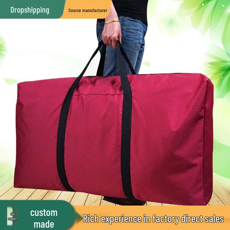 Durable Oxford Cloth Storage Bag - Dustproof & Spacious for Clothes and Quilts