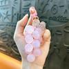 Acrylic Grape Bunch Keychain: Cute Couple Bag Charm & Creative Car Keyring for Women