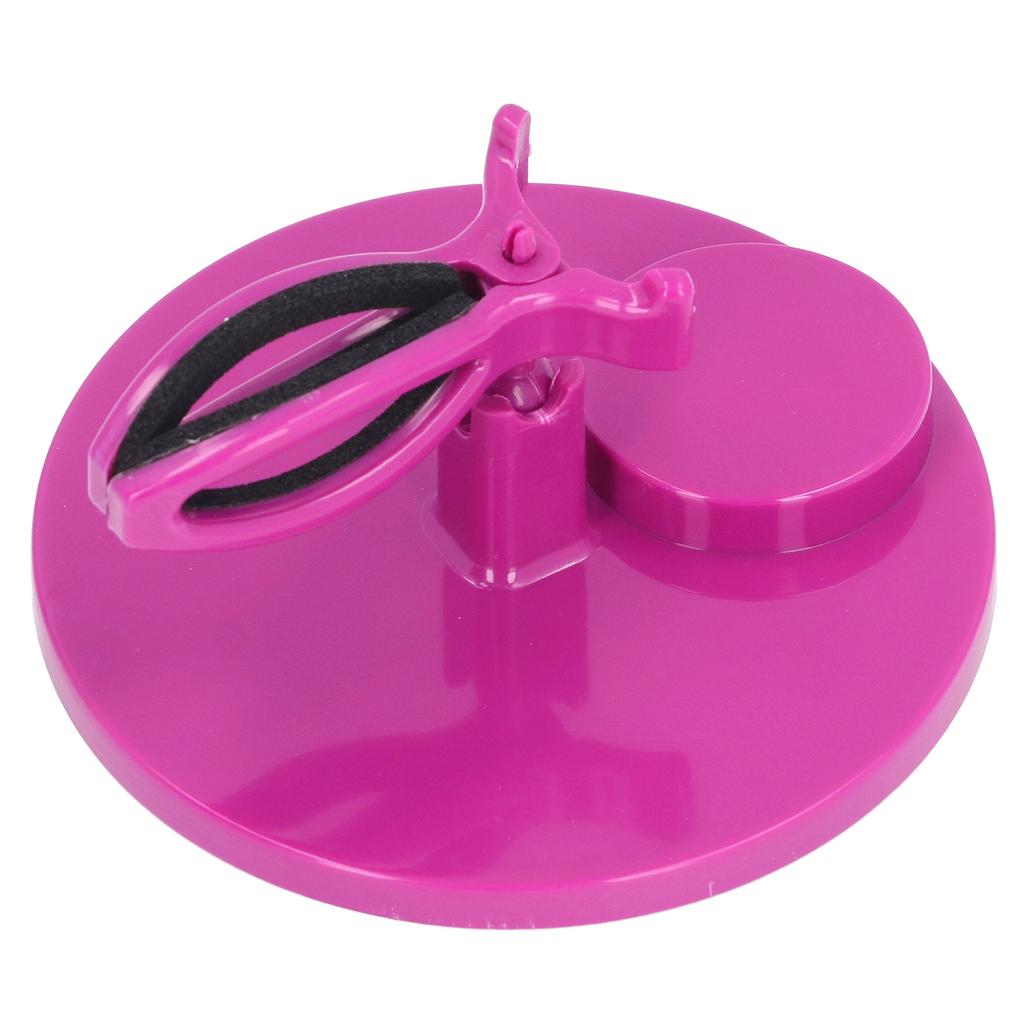 Nail Polish Holder Anti Spill Nail Polish Bottle Holder Handsfree Gel Nail Accessory Holder Nail Art Tool Clamp Purple