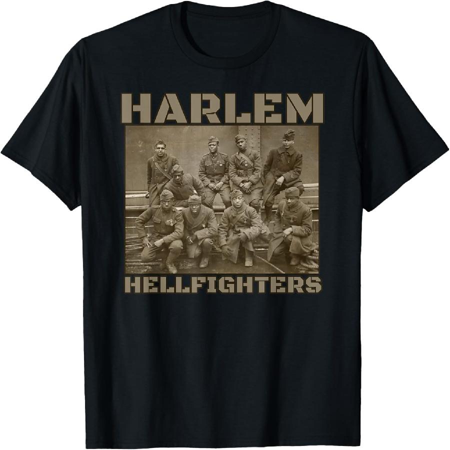 Black Military History USA Black History Harlem Hellfighters T-Shirt
