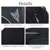 Men Motorcycle Leg Side Bag with Reflective Stripe Waterproof Motorbike Thigh Belt Bag Large Capacity Casual Sports Bag