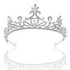 Baroque Bridal Crown Pearl Hair Accessory Alloy Rhinestone Crown Pearl Wedding Adult Ceremony Bridal Headband
