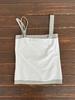 Pibeuseupibeuseu Double Strap Tank Top / Gray