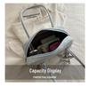 Korean Style Women's Polka Dot Bowling Bag: Large Capacity Pillow Bag for Trendy Daily Commutes