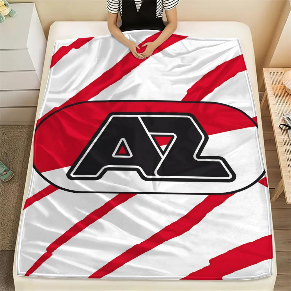 AZ Alkmaar Poster Flanelldecke, Hohe Qualität, Bequem für alle Jahreszeiten, Heimdekoration, Wärme und Komfort